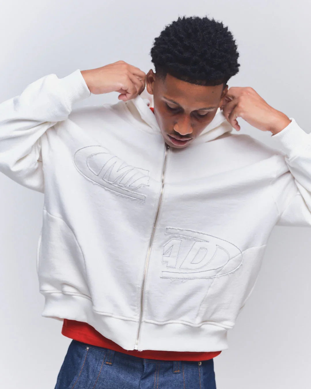 HOODIE PORTAL 3D OFF WHITE