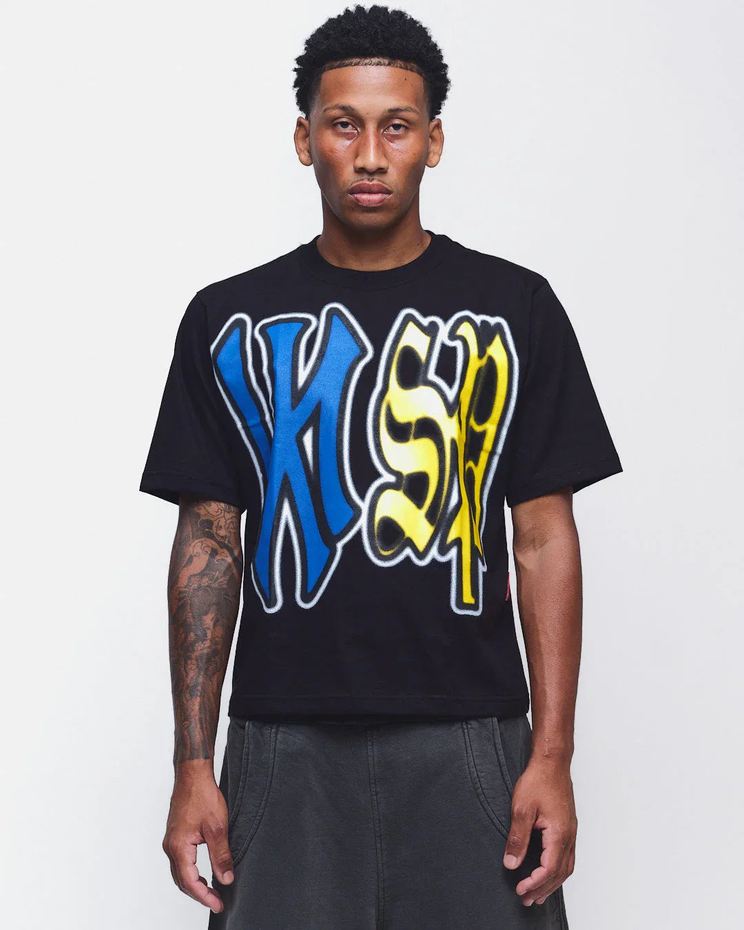 T-SHIRT RUPTURE BLACK