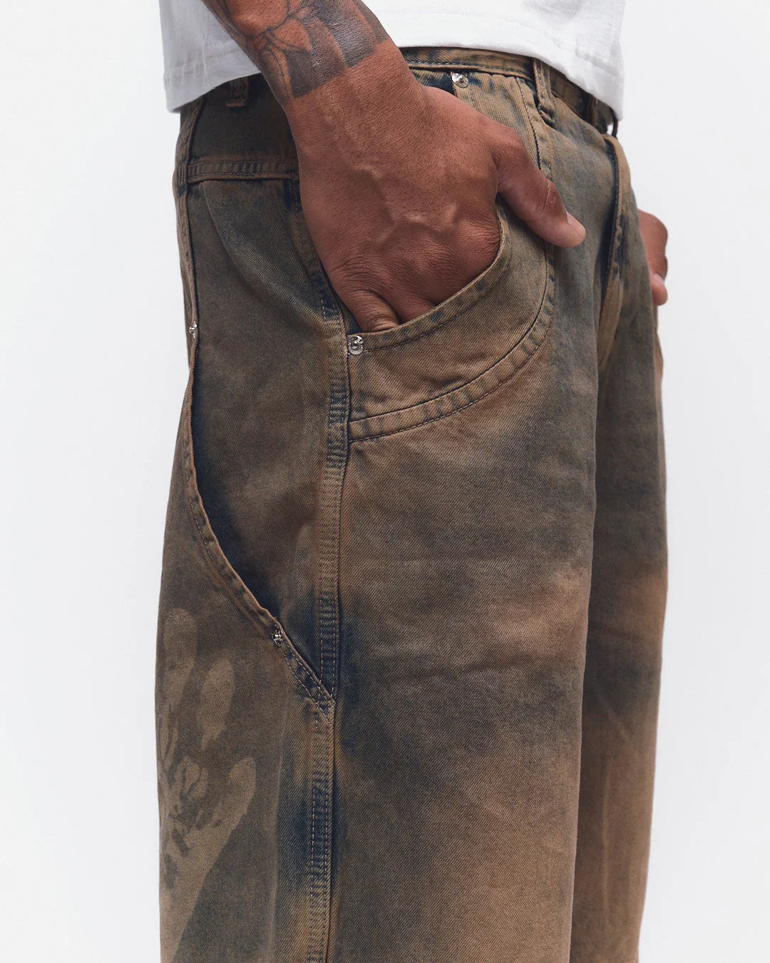 BERMUDA CURVE DOUBLE HAND BROWN