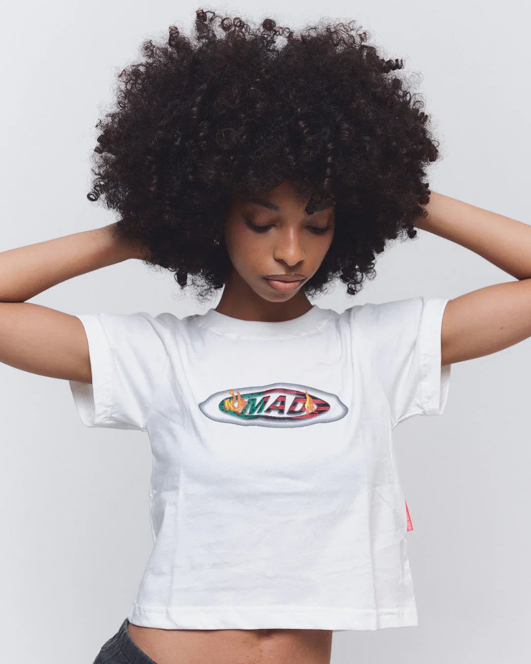 T-SHIRT MAD LOGO 125 OFF WHITE