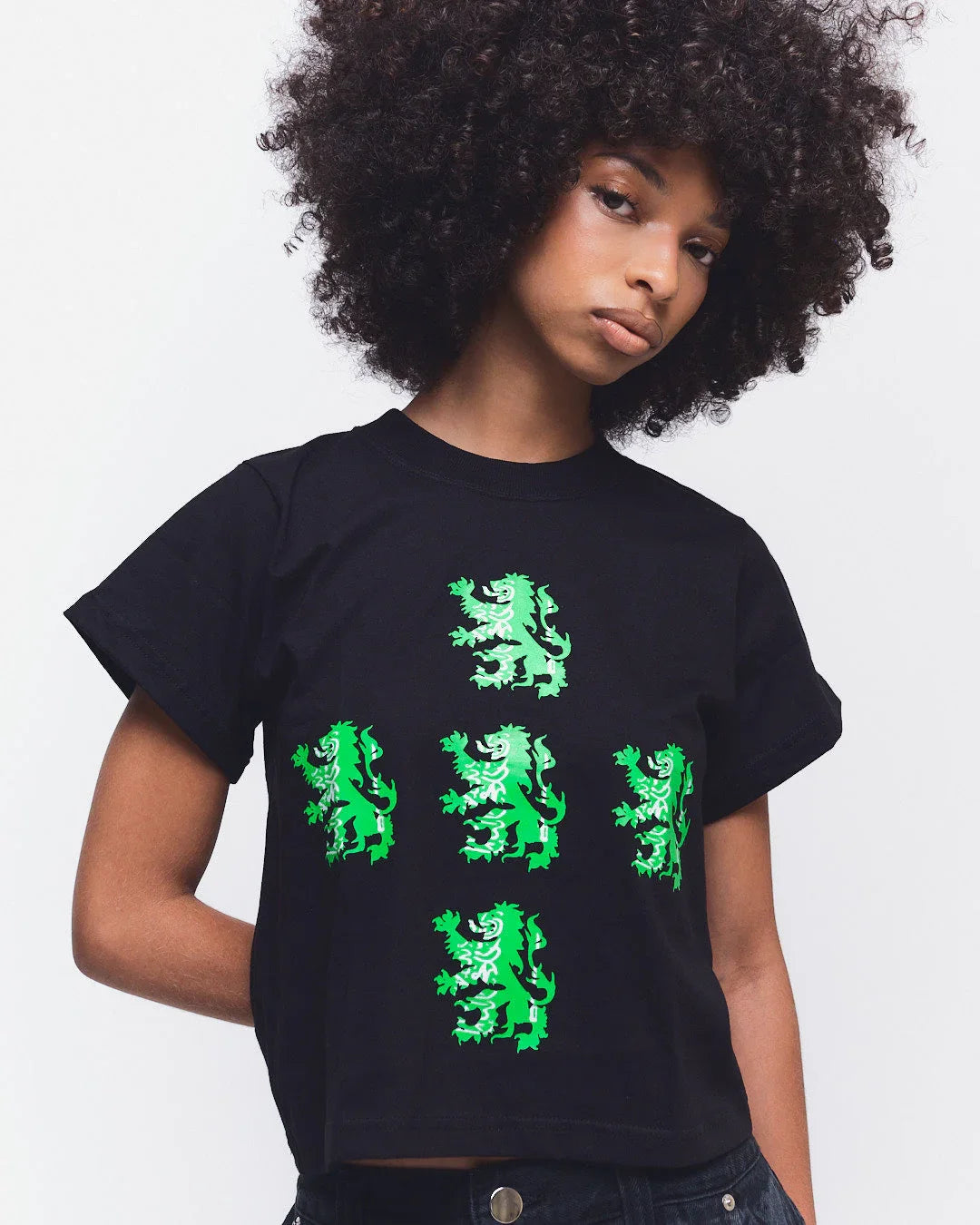 T-SHIRT BLACK NETHER