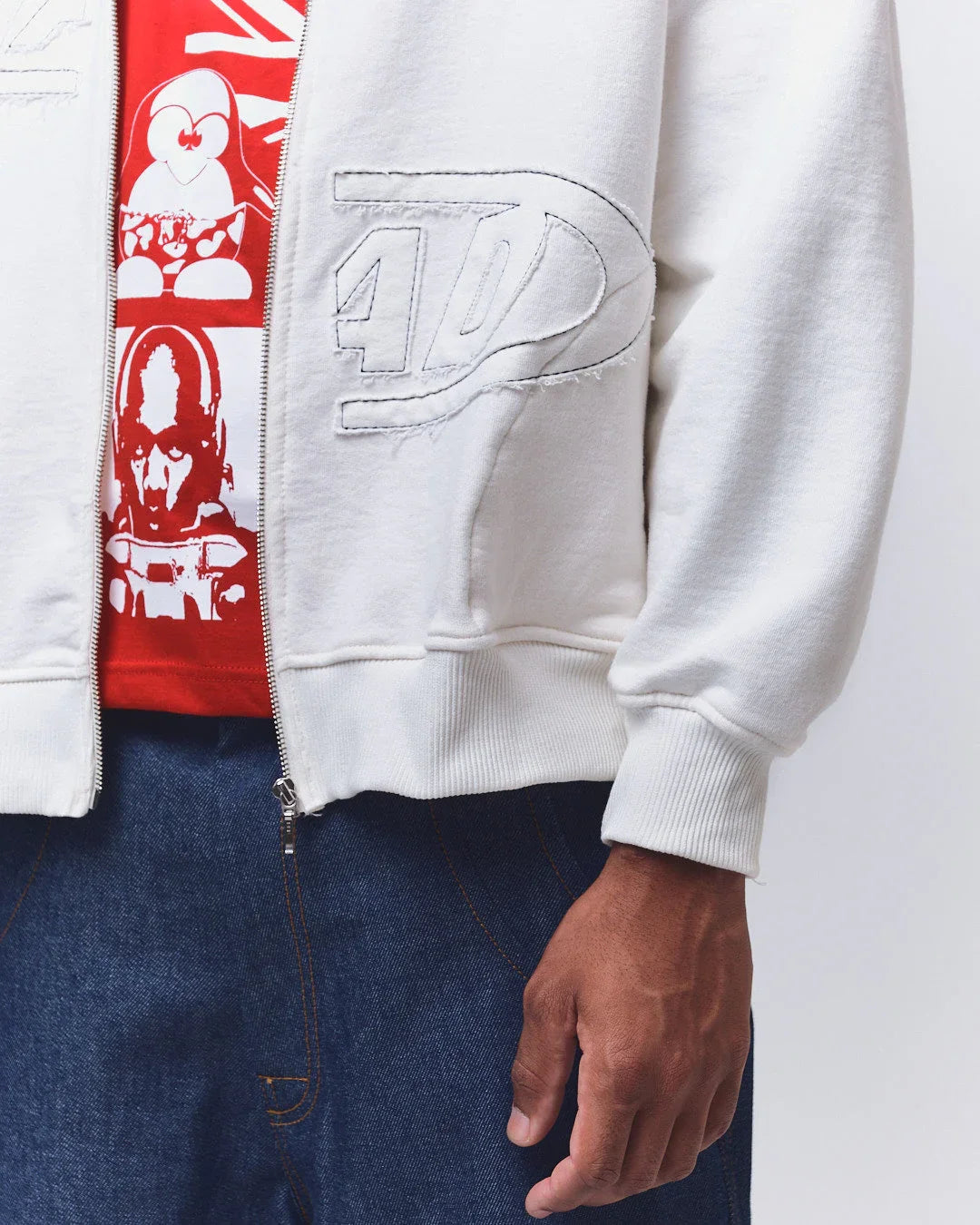HOODIE PORTAL 3D OFF WHITE
