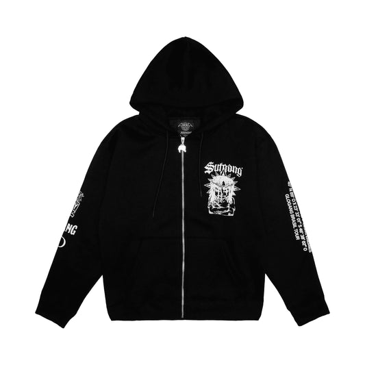 HOODIE ZIP SOSA BLACK