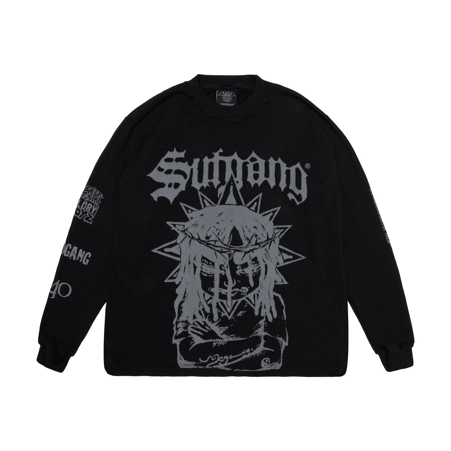 TEE LONG SLEEVE VULCÃO BLACK