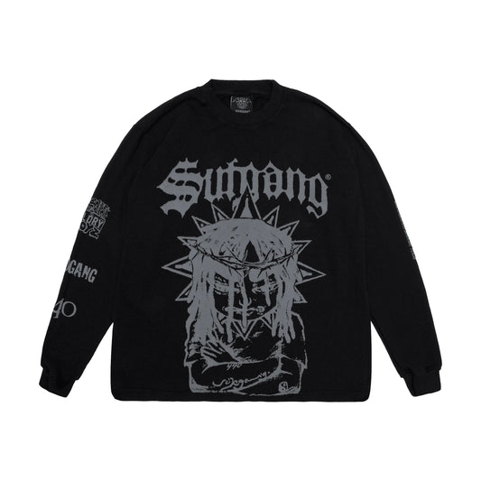 TEE LONG SLEEVE VULCÃO BLACK