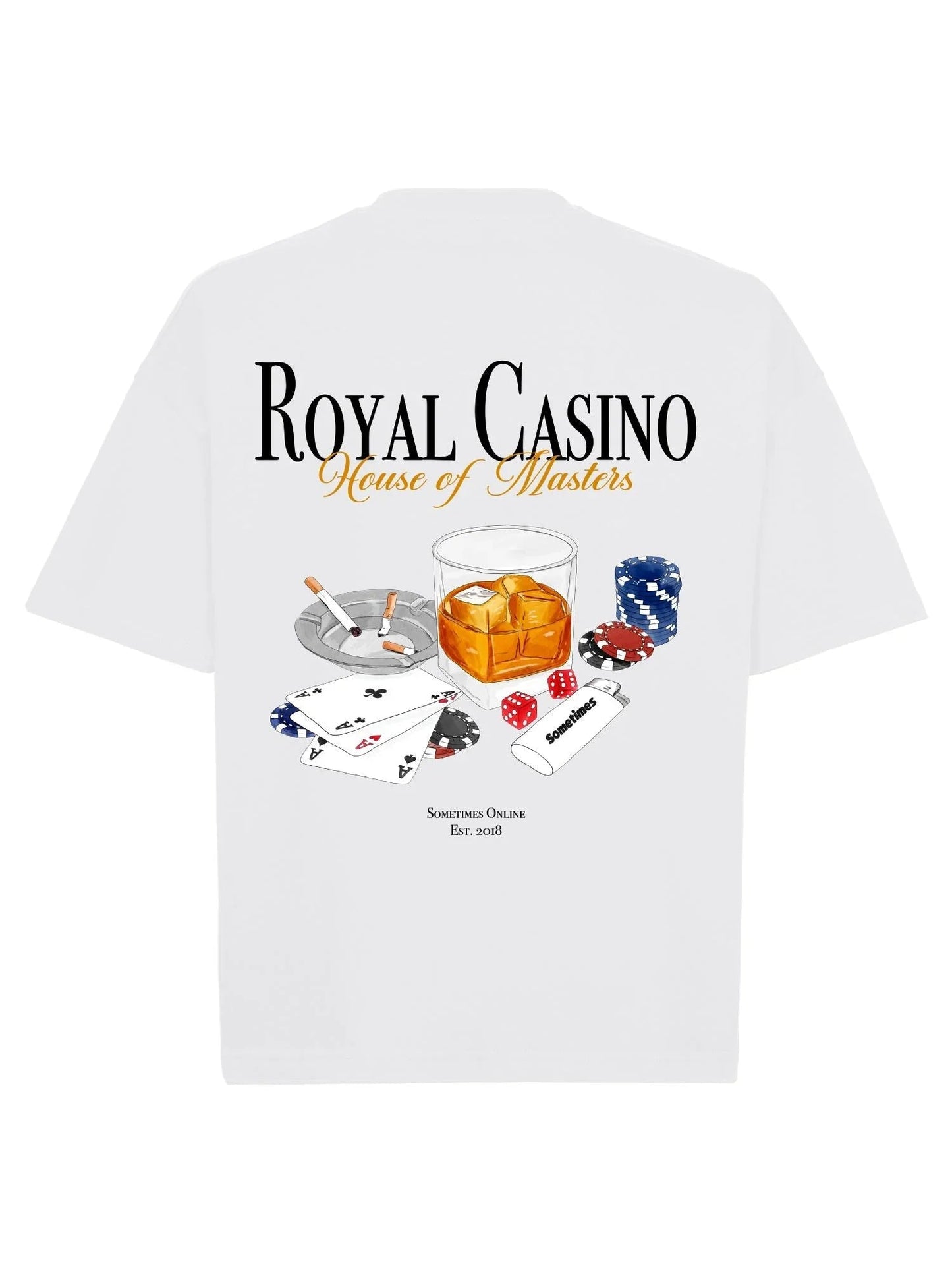 T-SHIRT ROYAL CASINO BOXY