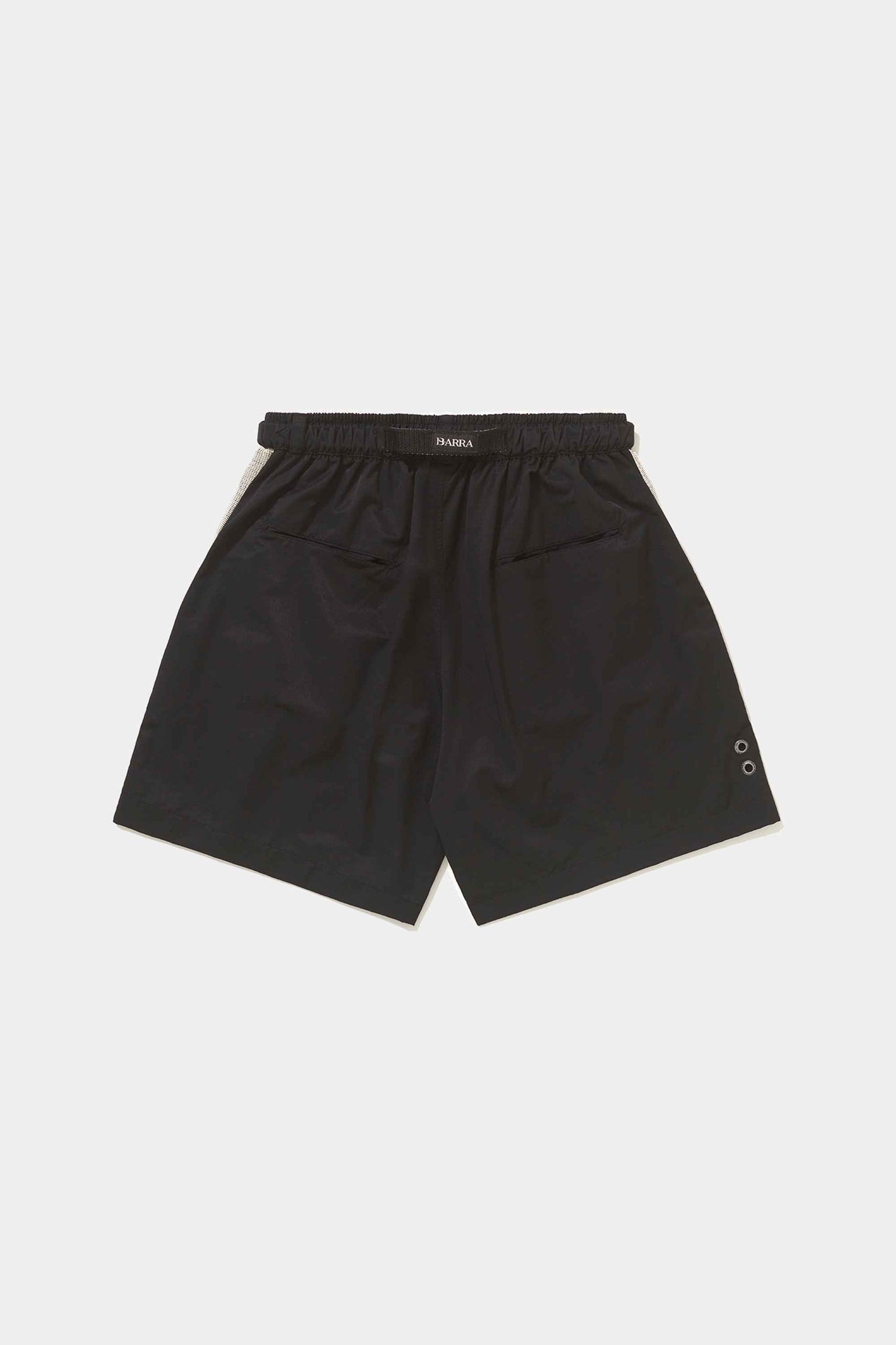 SHORTS B LOGO TEXTURE BLACK