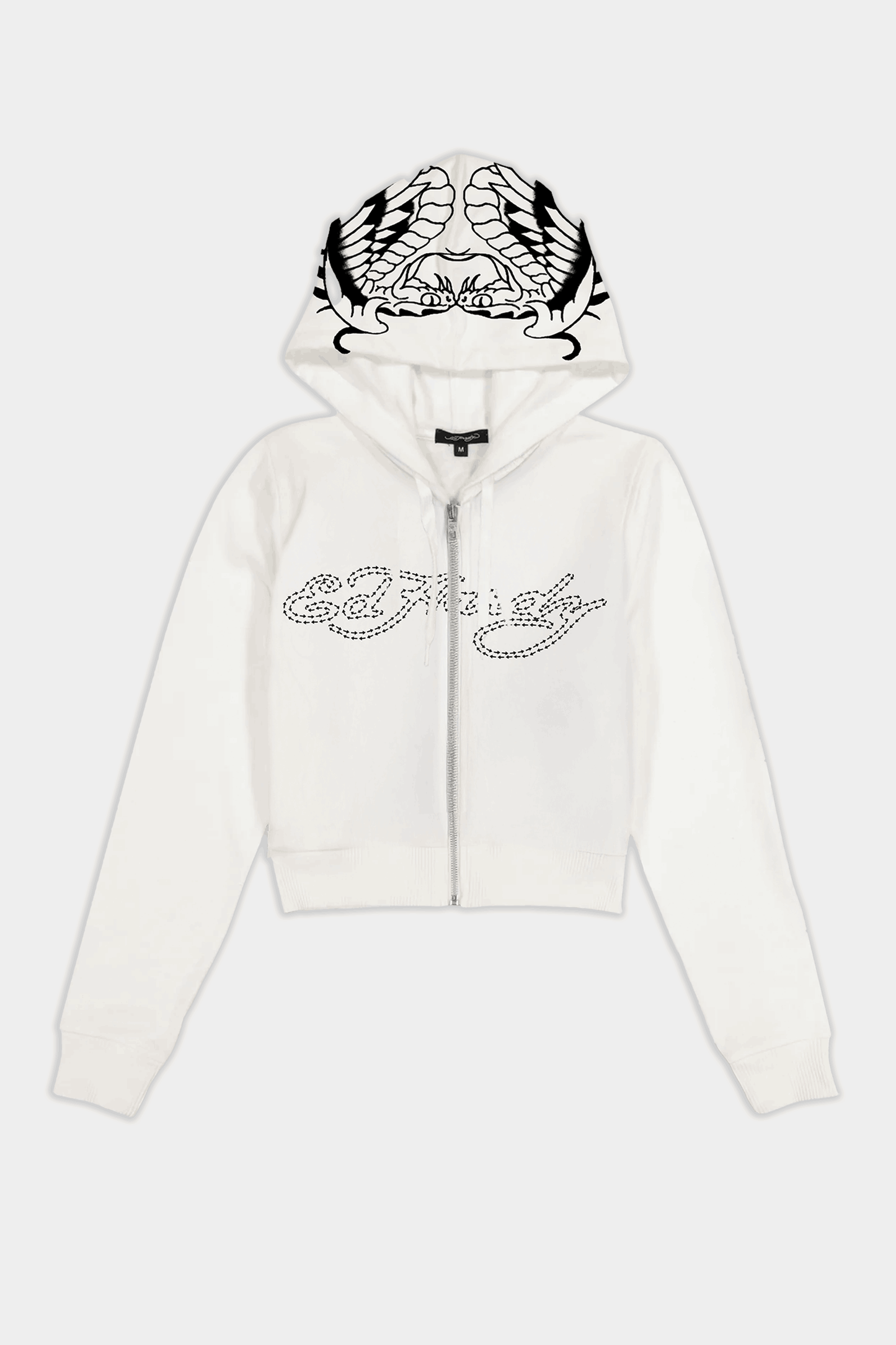 Moletom Ed Hardy Feminino Two Headed Snake (White)
