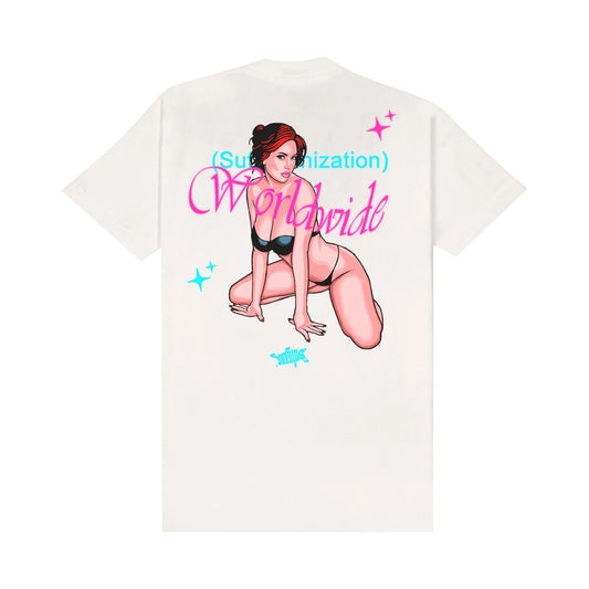 TEE STRIPPER OFF WHITE HAZE