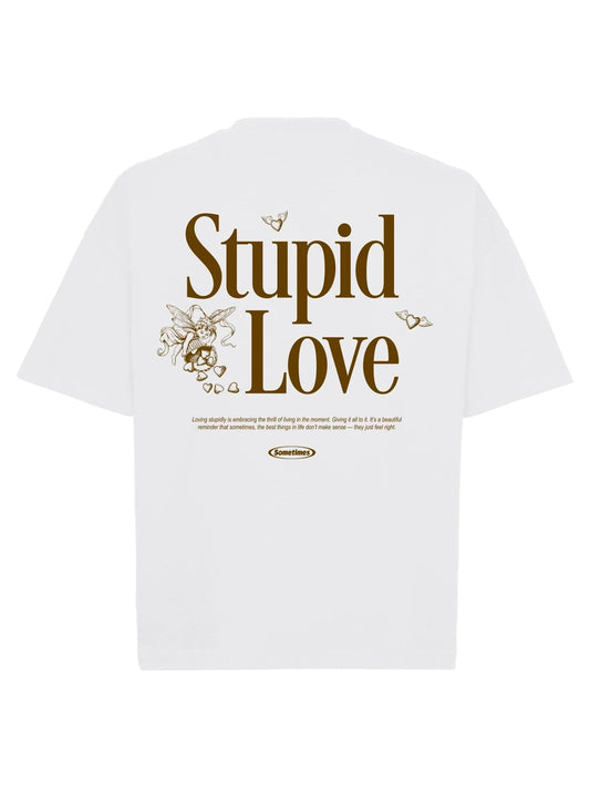 T-SHIRT BOXY STUPID LOVE