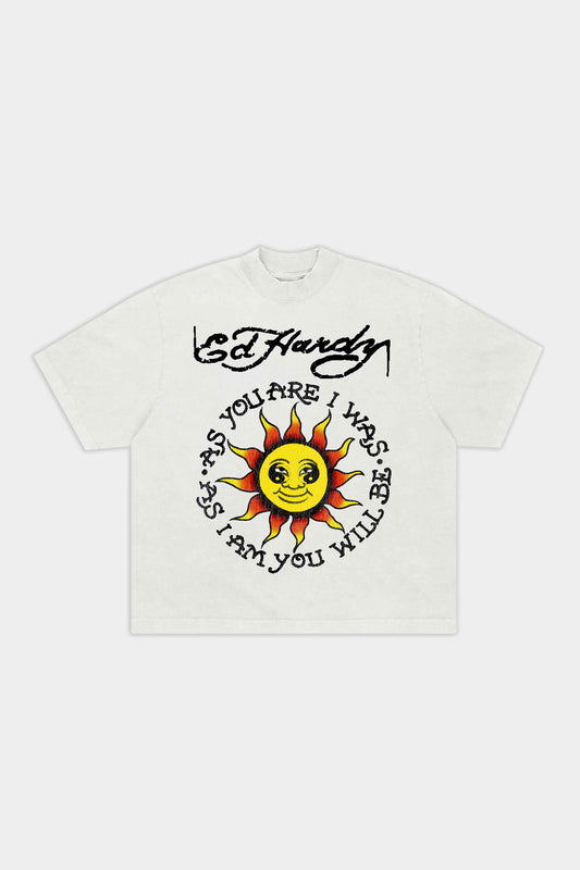 Camiseta Ed Hardy Suns Message (White)