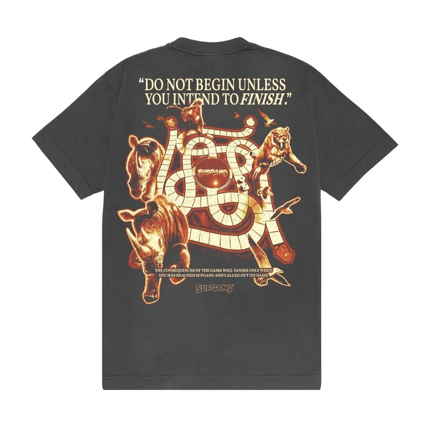 TEE SUFMANJI CINZA