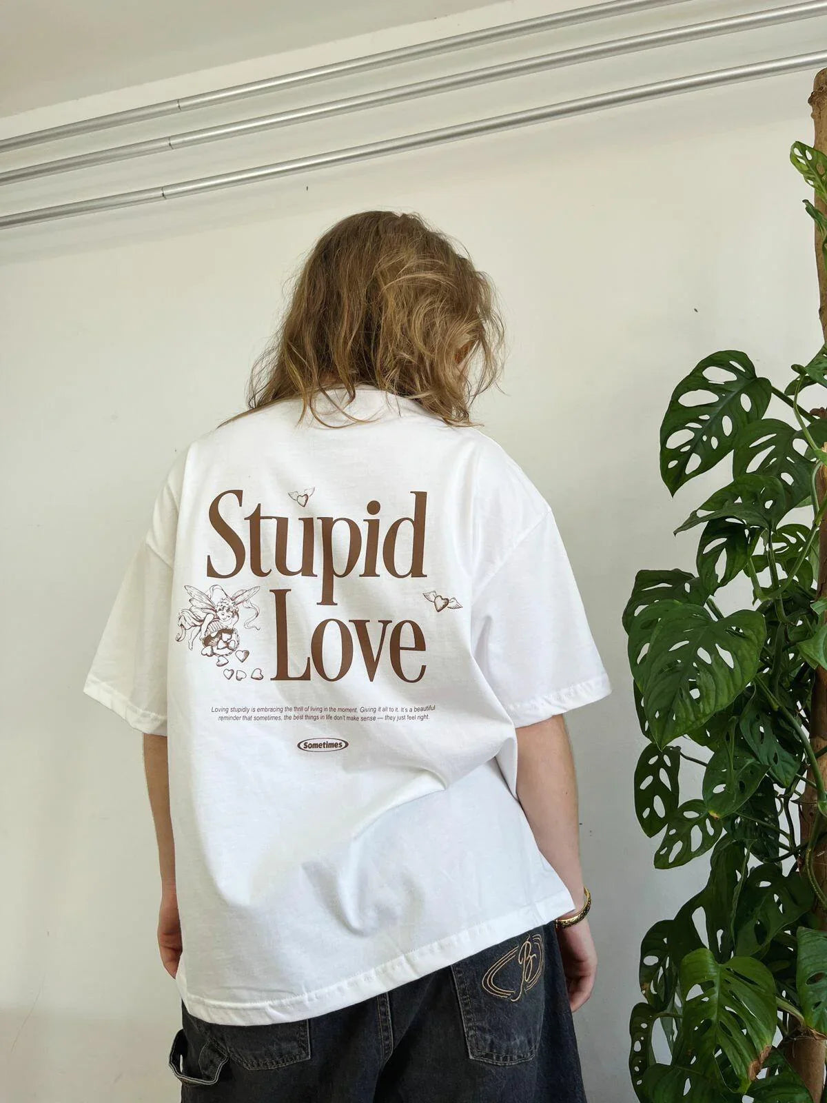 T-SHIRT BOXY STUPID LOVE