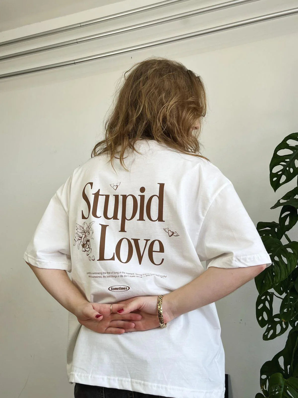 T-SHIRT BOXY STUPID LOVE