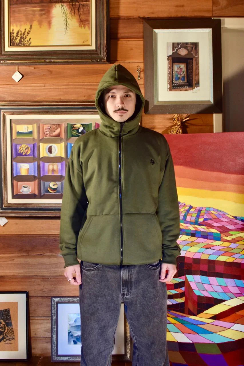 Moletom Hoodie Verde Streetwear STYNVO